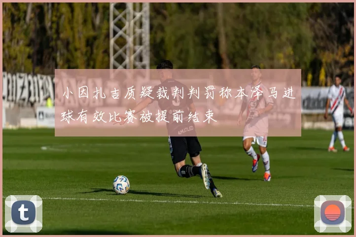 小因扎吉质疑裁判判罚称本泽马进球有效比赛被提前结束